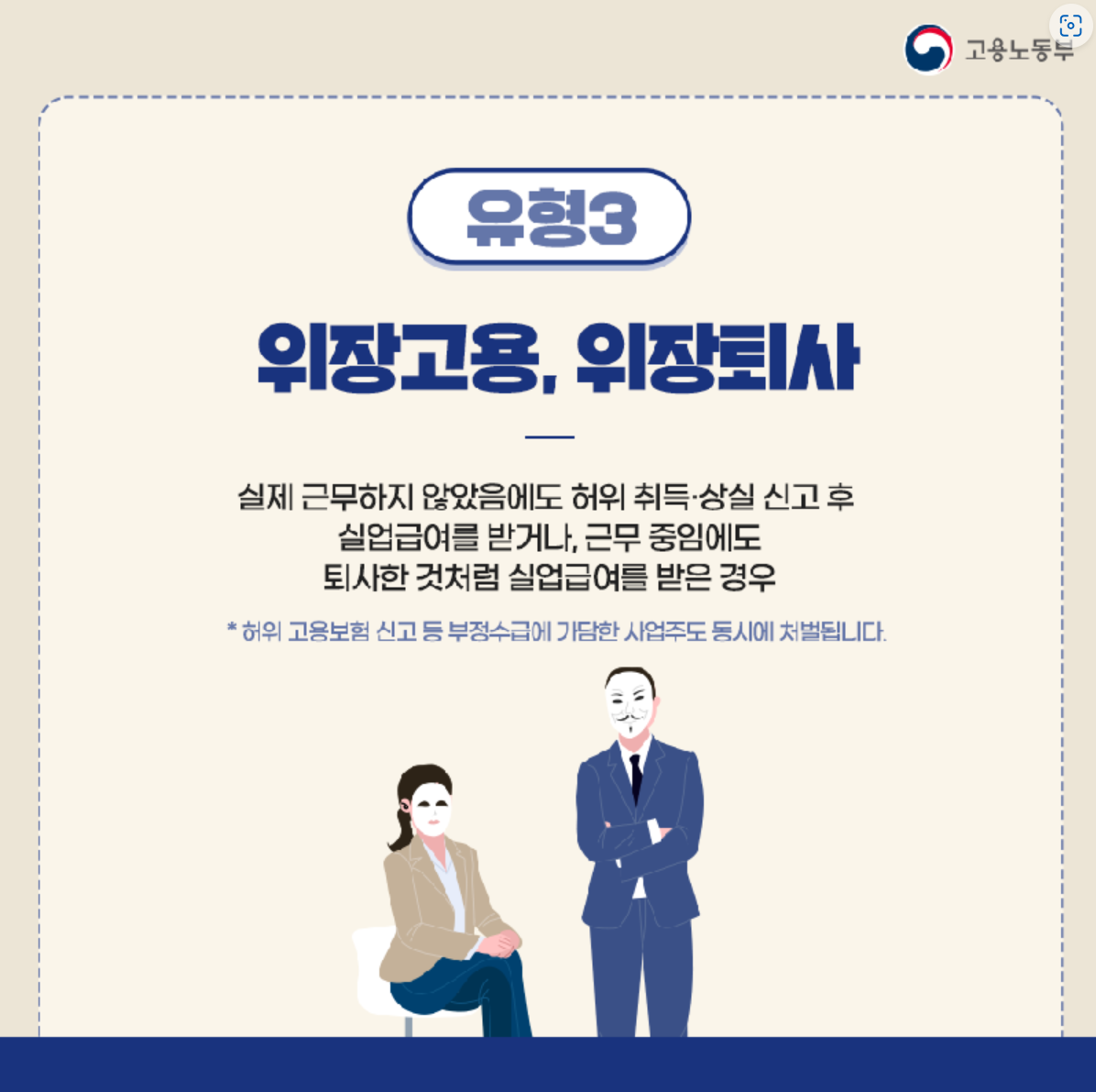 실업급여, 부정수급