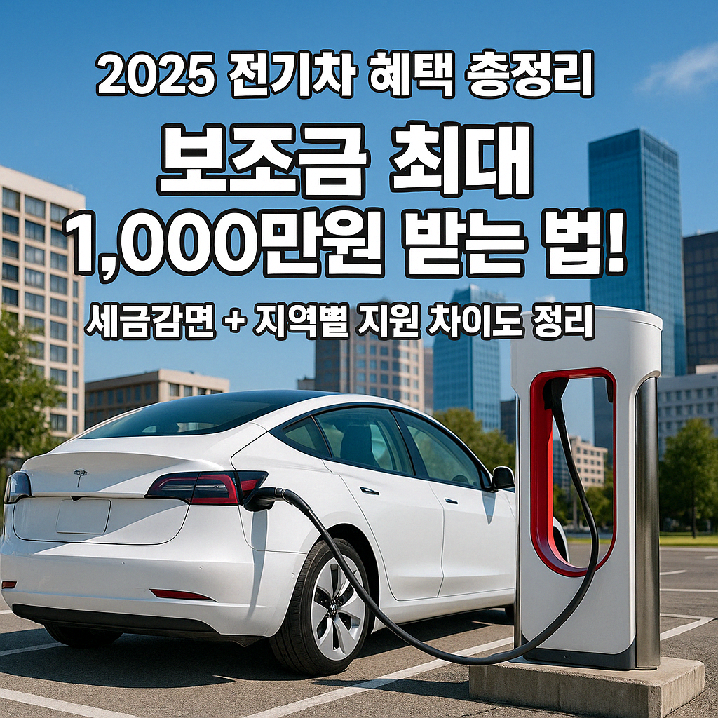 2025년 전기차 보조금, 정부가 더 얹어주는 매칭 혜택 정리