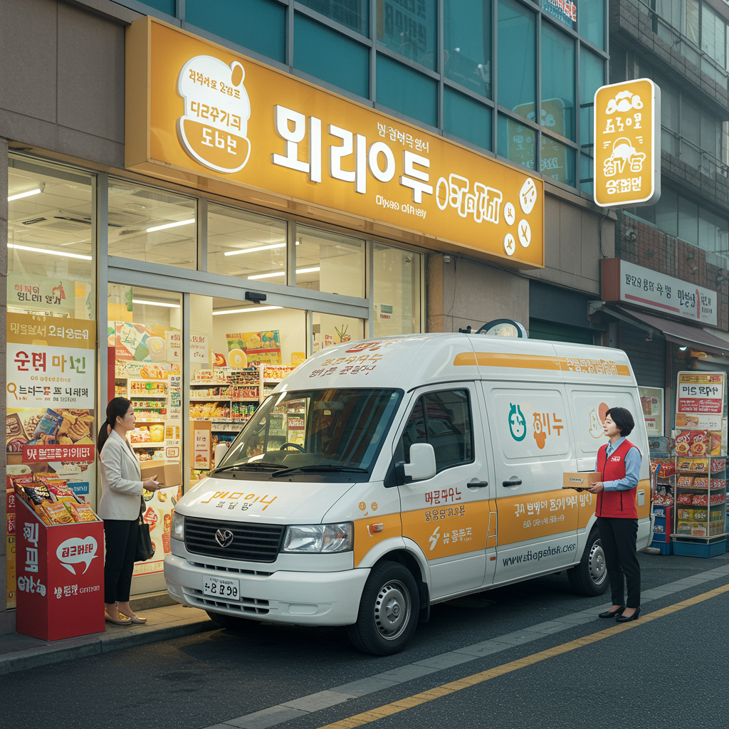 편의점 방문 택배 서비스