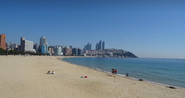 해운대 해변가