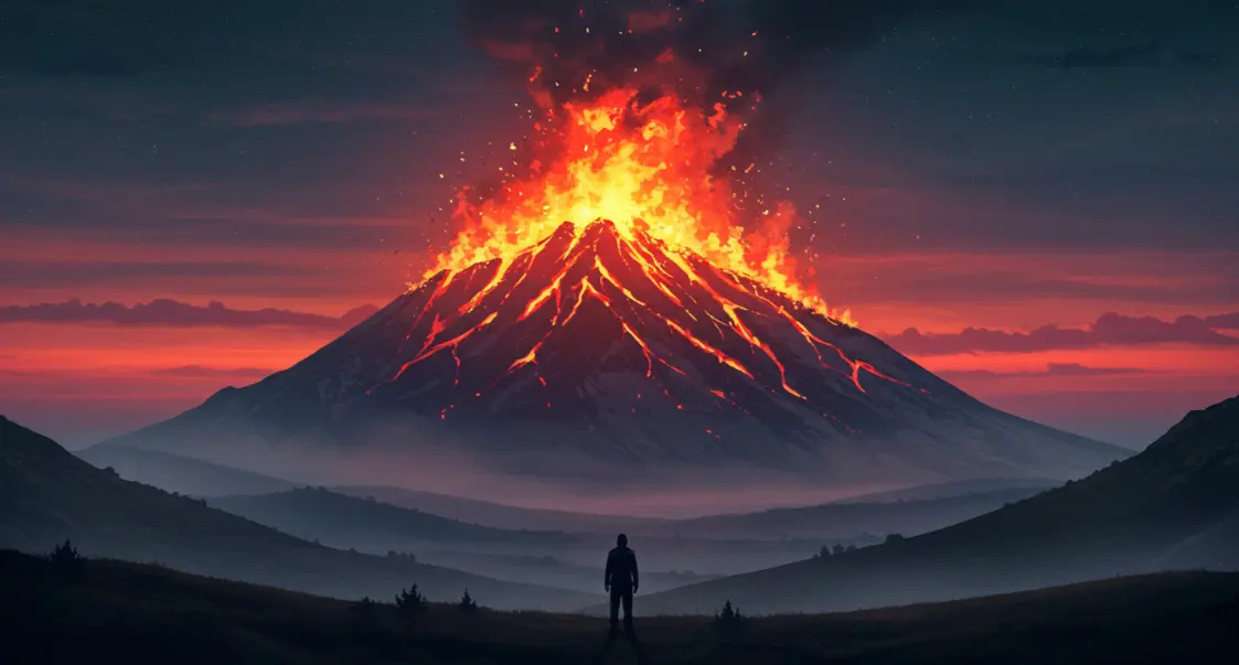 불타는 산을 보는 꿈