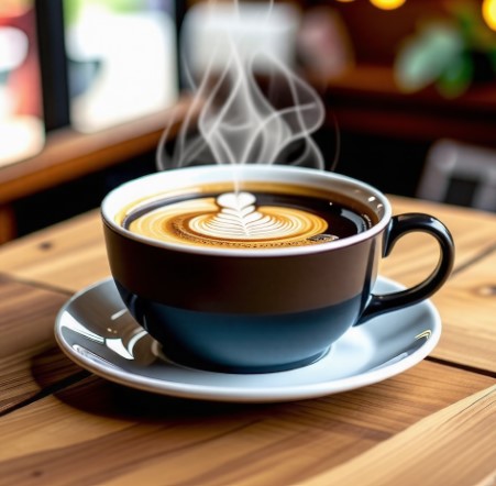 커피 한잔이 있습니다.