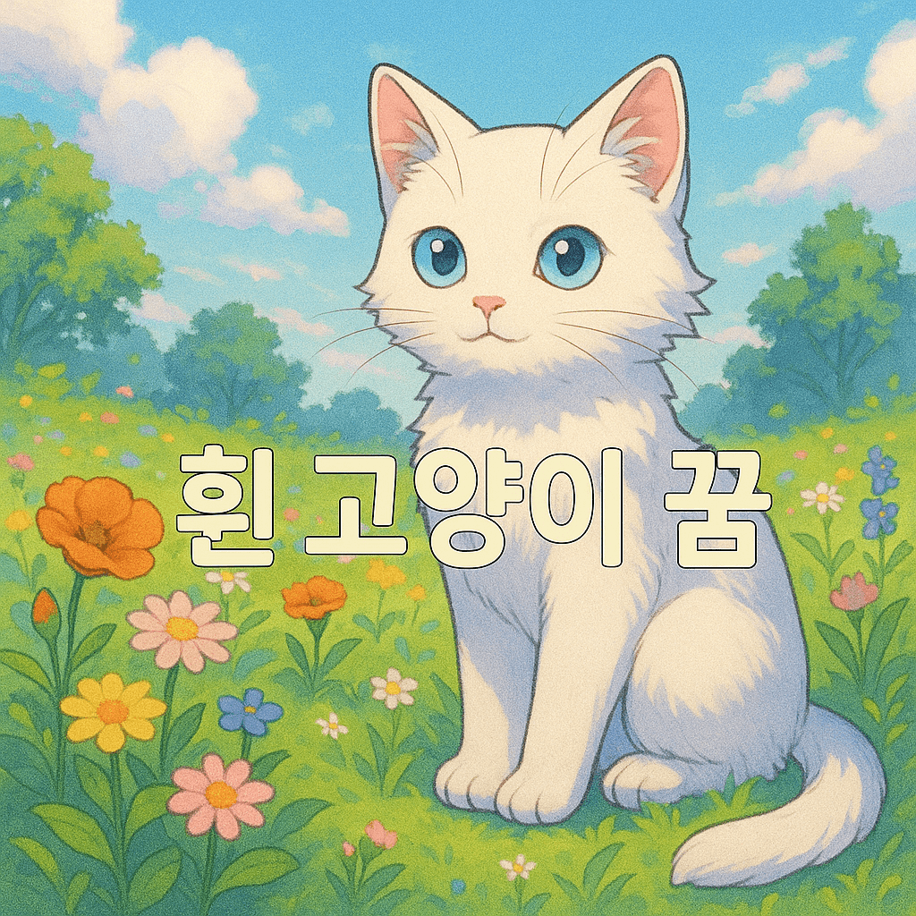 흰 고양이 꿈 해몽