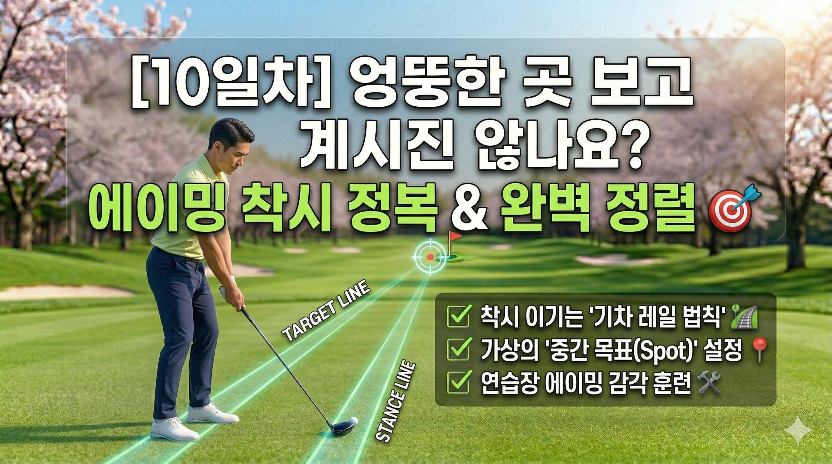 [10일차] 엉뚱한 곳 보고 계시진 않나요? 완벽한 '에이밍'과 '얼라인먼트' 🎯
