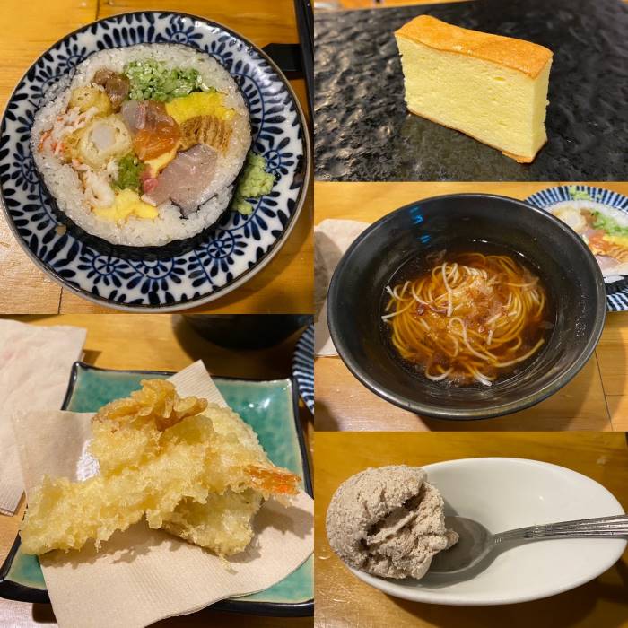 미우치 디너 후토마키와 후식