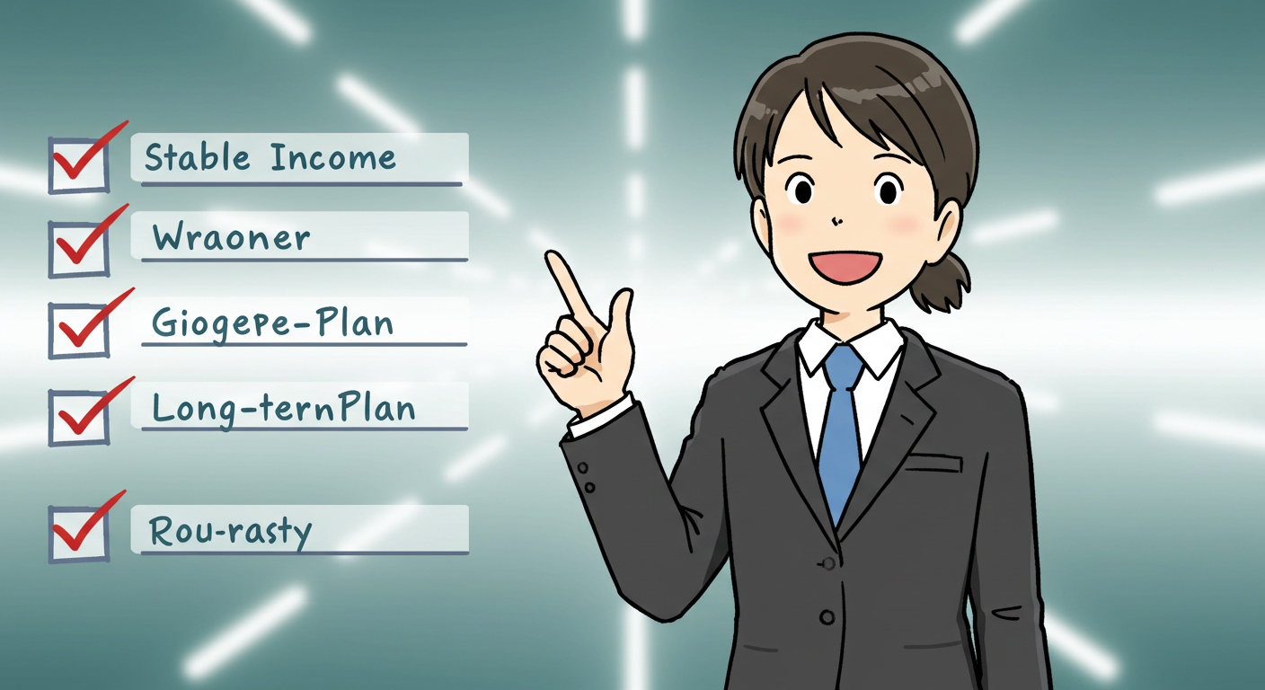 무해지형 가입에 적합한 조건을 체크하는 직장인