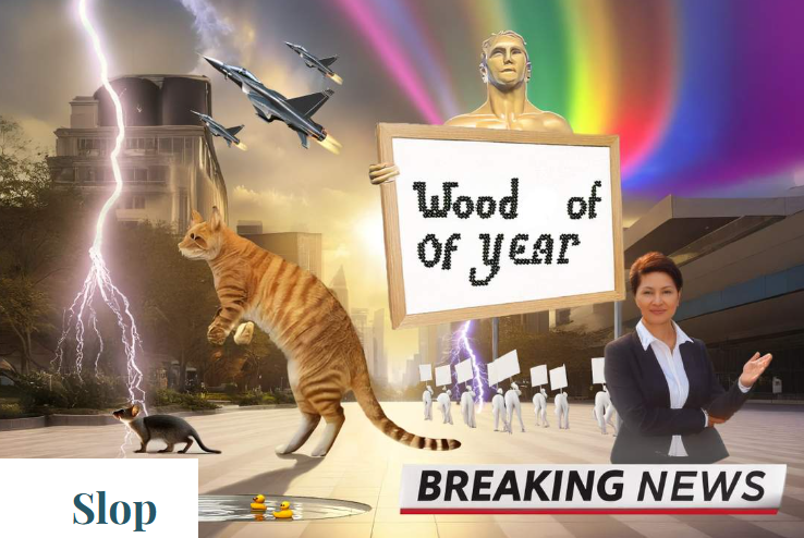 메리엄웹스터는 올해의 단어로 ‘슬롭(slop)’을 선정