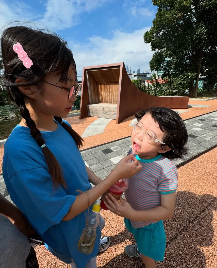 김미려와 딸&amp;#44; 아들