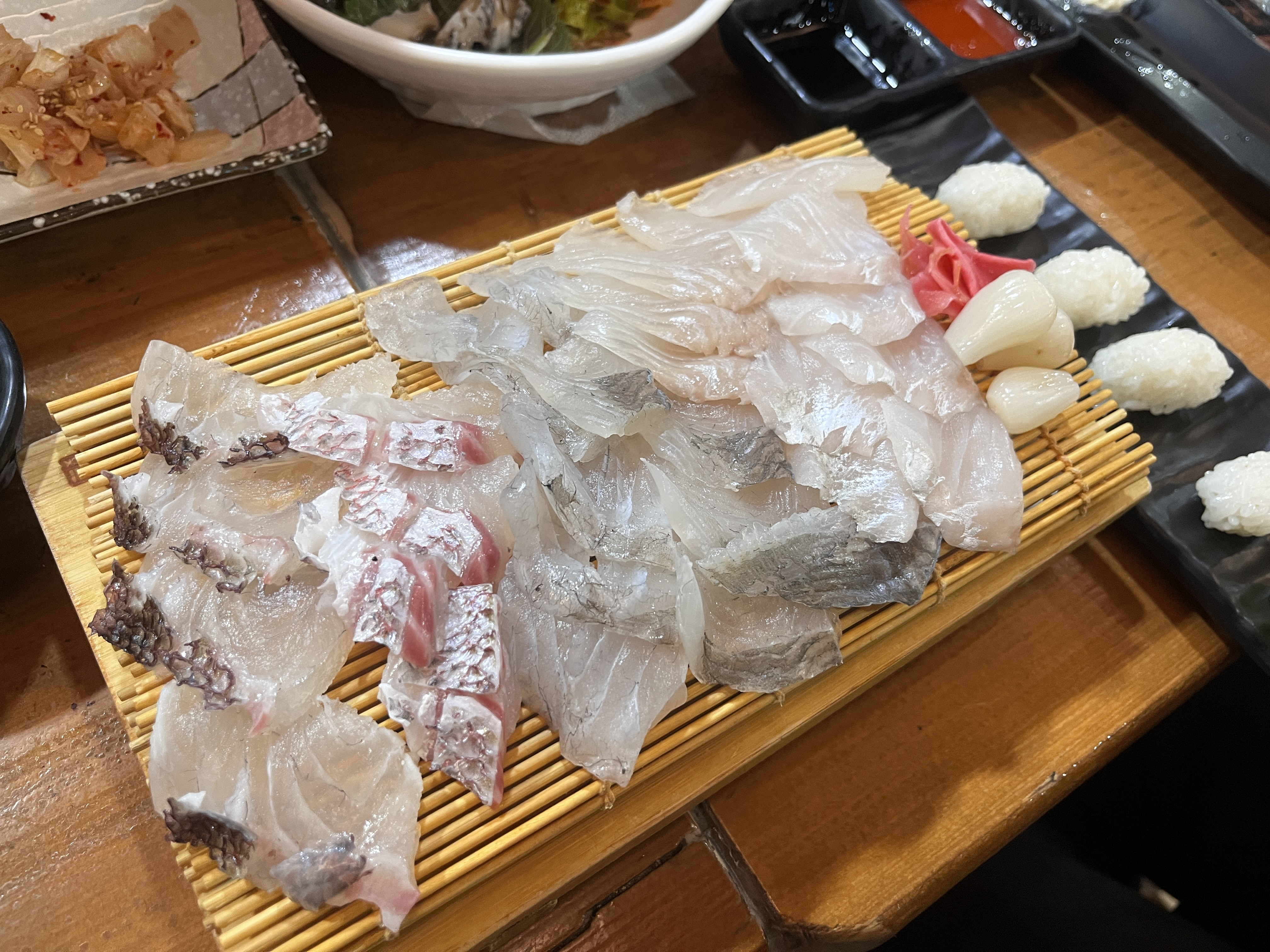 횟집 메인안주 모듬회