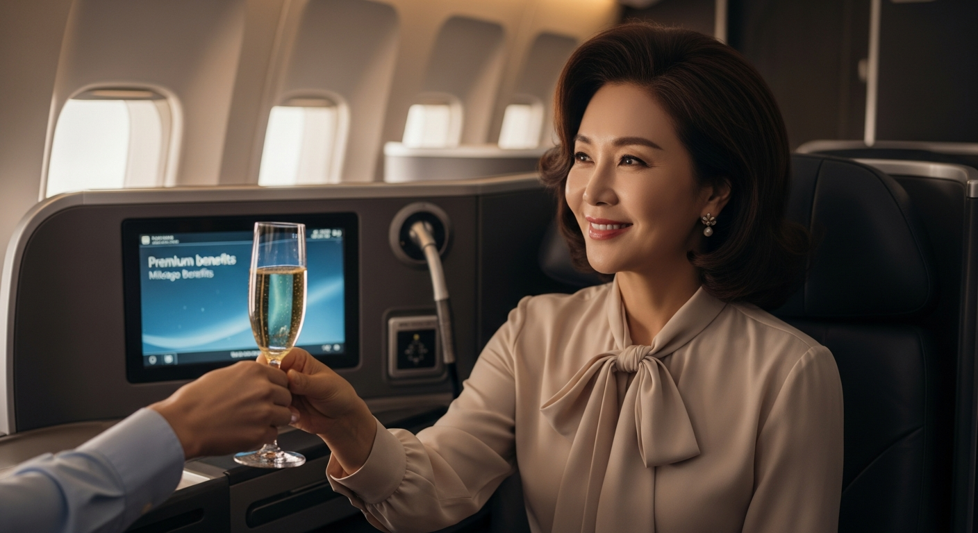 대한항공 마일리지 적립 혜택으로 이용하는 프리미엄 비즈니스석 탑승 경험