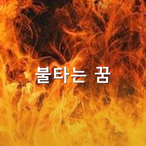 불이-빨감-화염을-동반하며-맹렬히-타고있는-모습