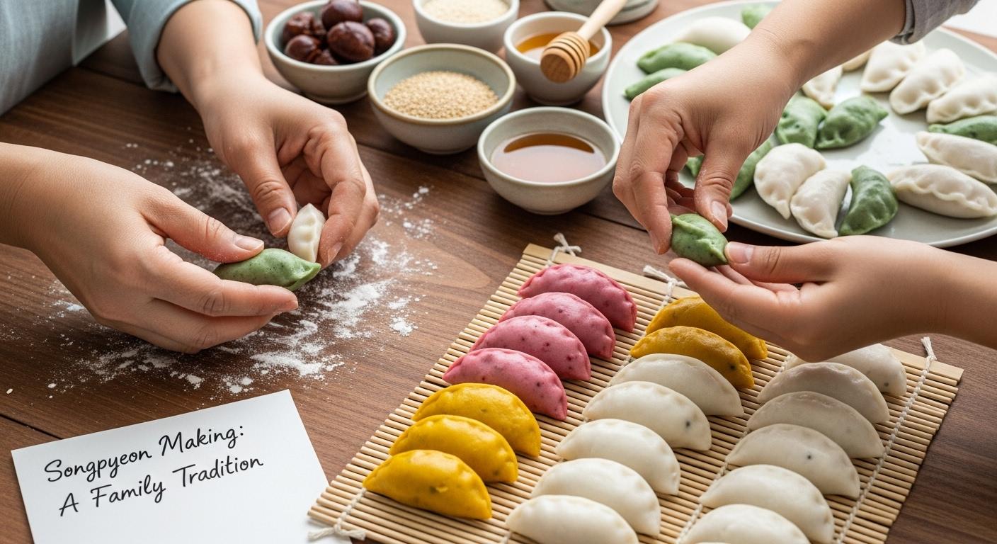 송편 찌는 시간?