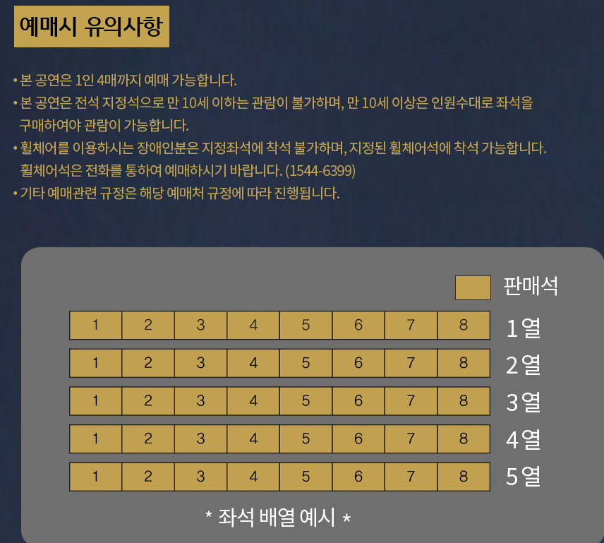 2024 나훈아 LAST CONCERT 인천 예매 유의사항