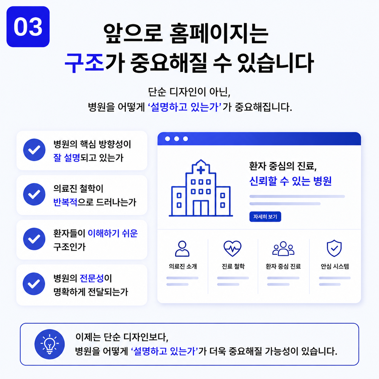 병원홈페이지구조