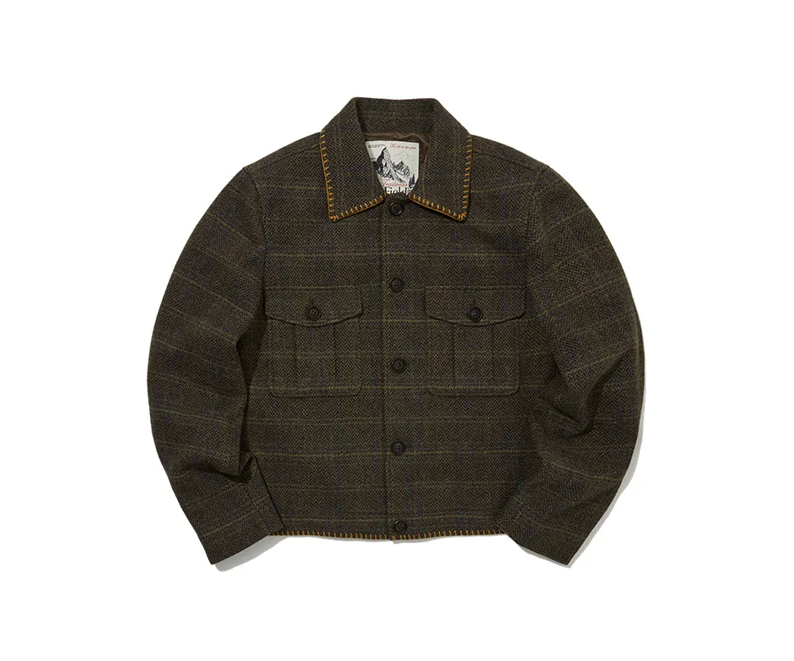 놀라운 토요일 394회 피오 자켓 - 갈색 브라운 울 체크 자켓 놀토 피오 재킷