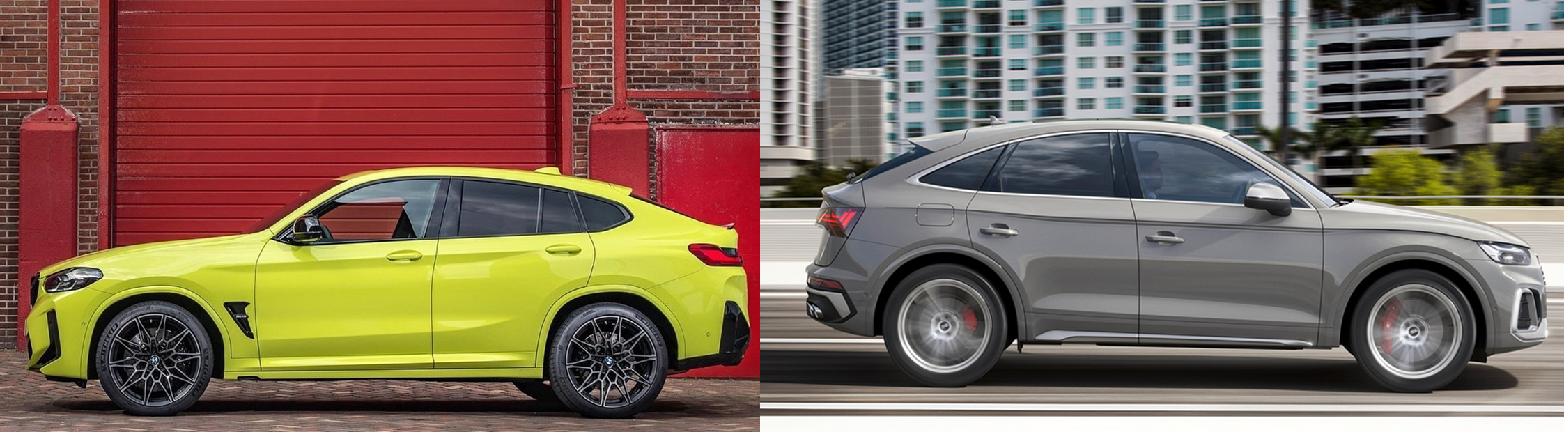 BMW X4 M, 아우디 SQ5 스포트백