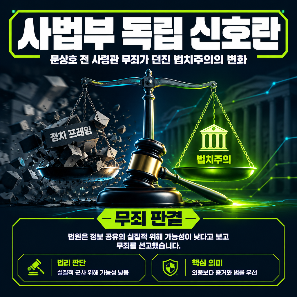 사법부 독립 신호탄