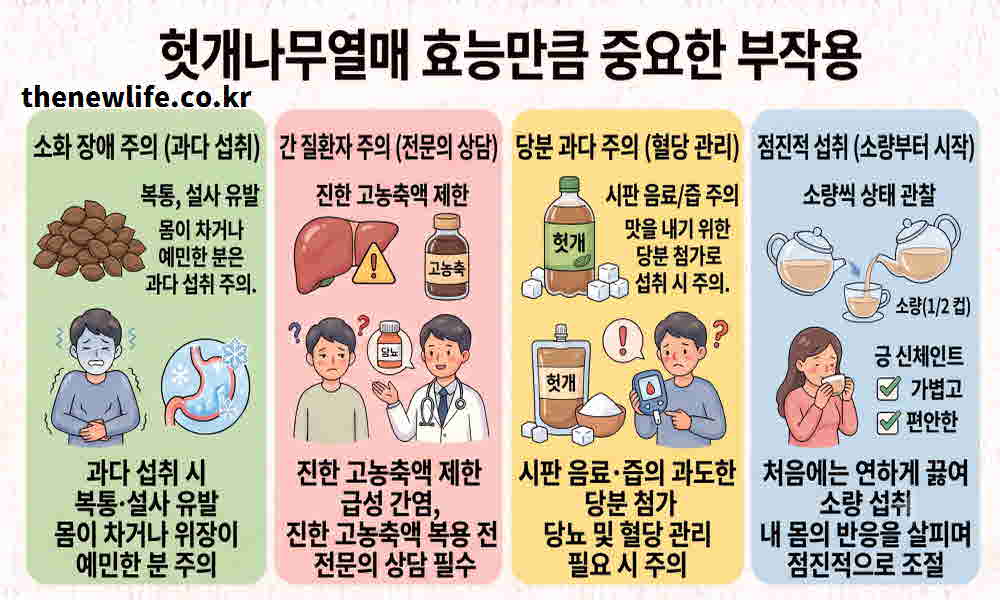 헛개나무열매 효능 부작용