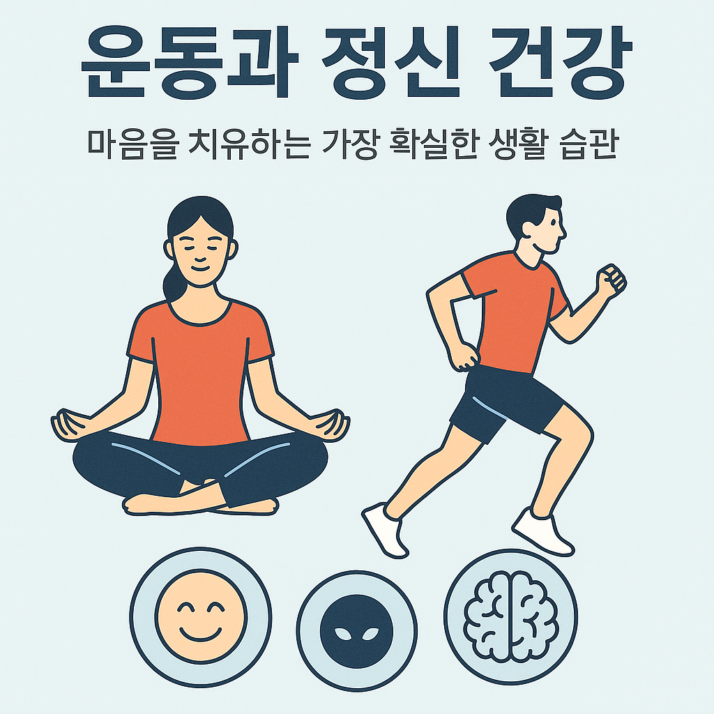 운동과 정신 건강 관련 사진