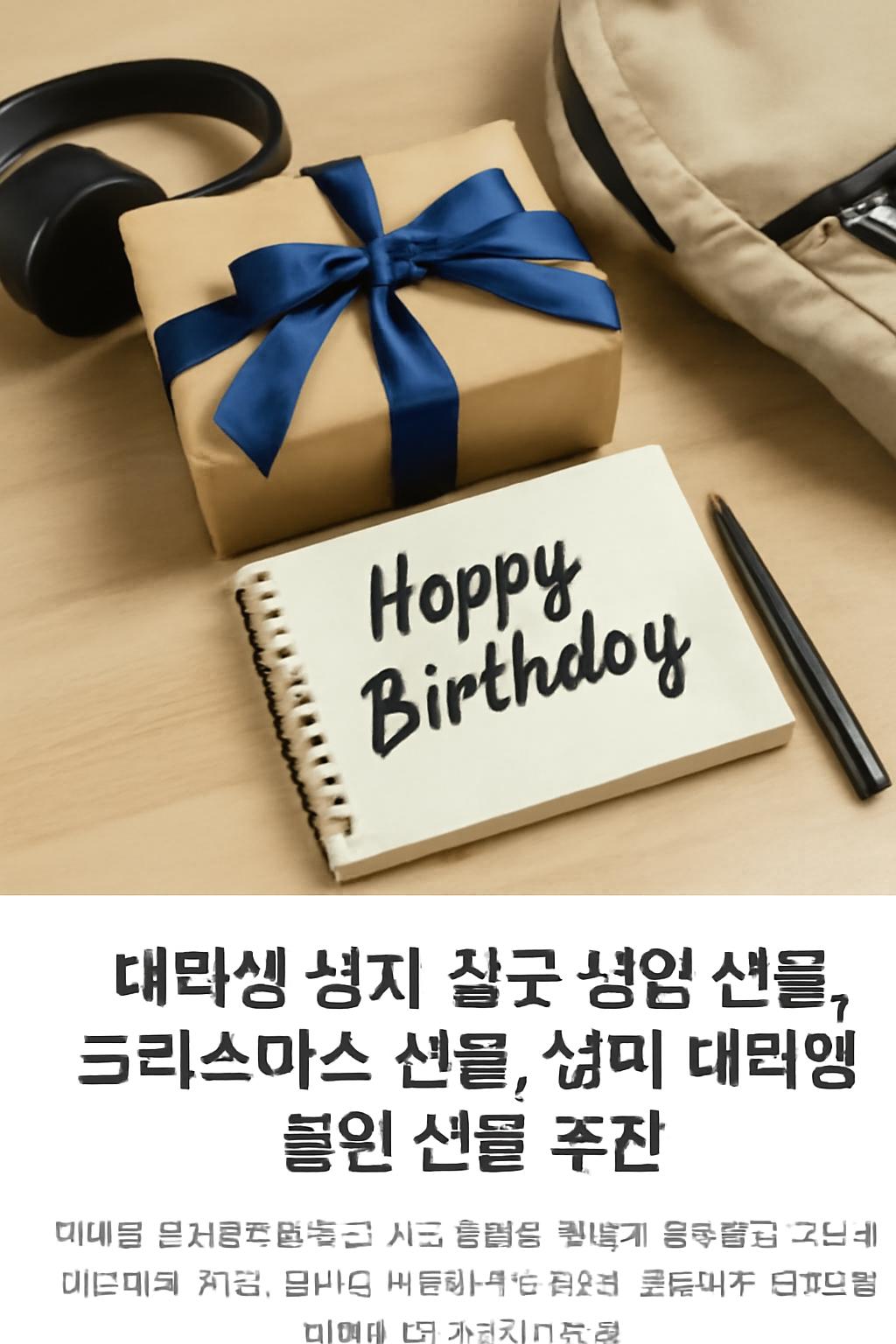 대학생 남자 선물