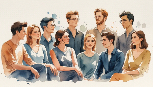 ENTP는 넘치게 다가가고, 때로는 조용히 멀어지는 사람입니다. 그 안에는 자유를 지키고 싶은 마음, 감정에 지치고 싶지 않은 마음이 공존합니다에 관한 그림