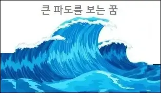 큰 파도를 보는 꿈