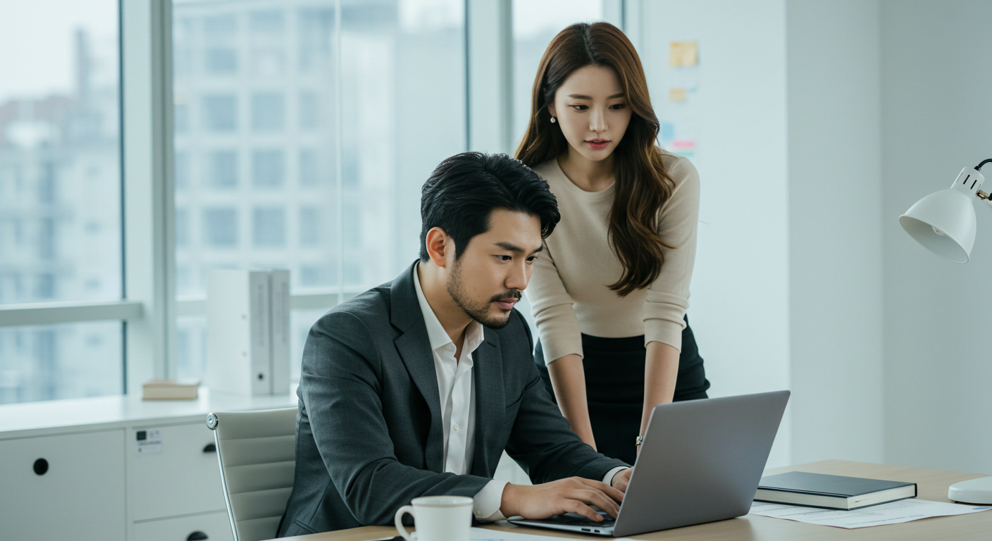 사무실 식물 인테리어