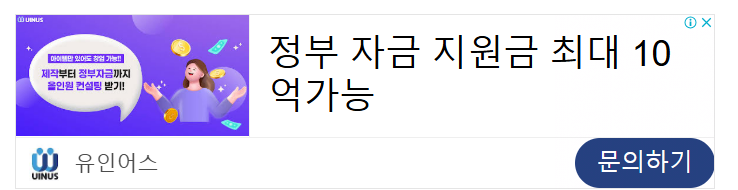 정부 자금 지원금