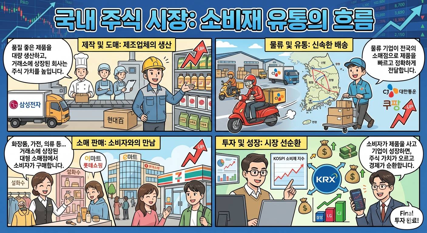 국내 주식 소비재 관련 내용