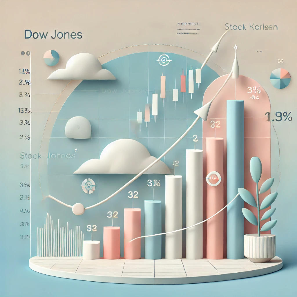 다우존스 다우지수 차트 보는 법, 간단 명확한 설명