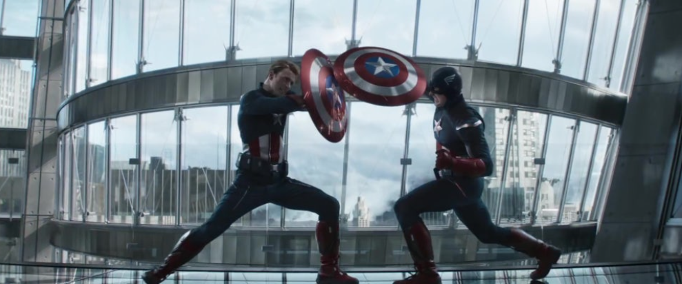 두 캡틴의 결투 장면