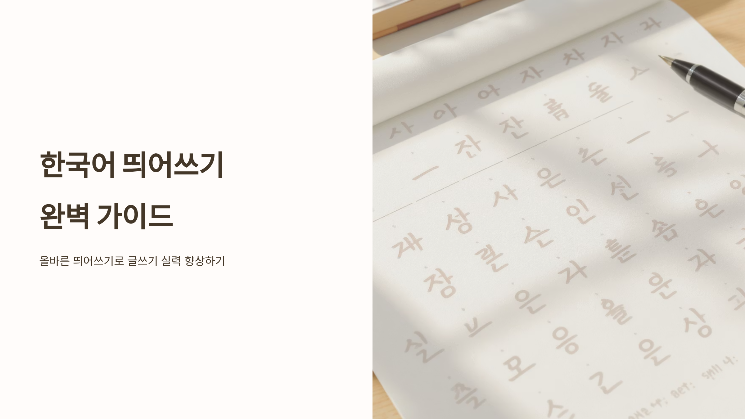 띄어쓰기 검사기 완벽 활용법