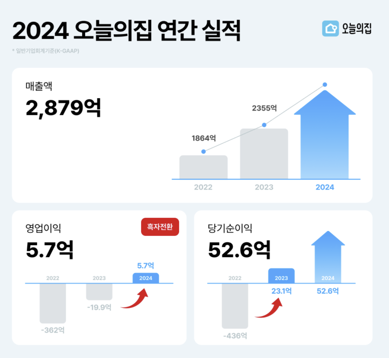 2024 오늘의집 연간 실적