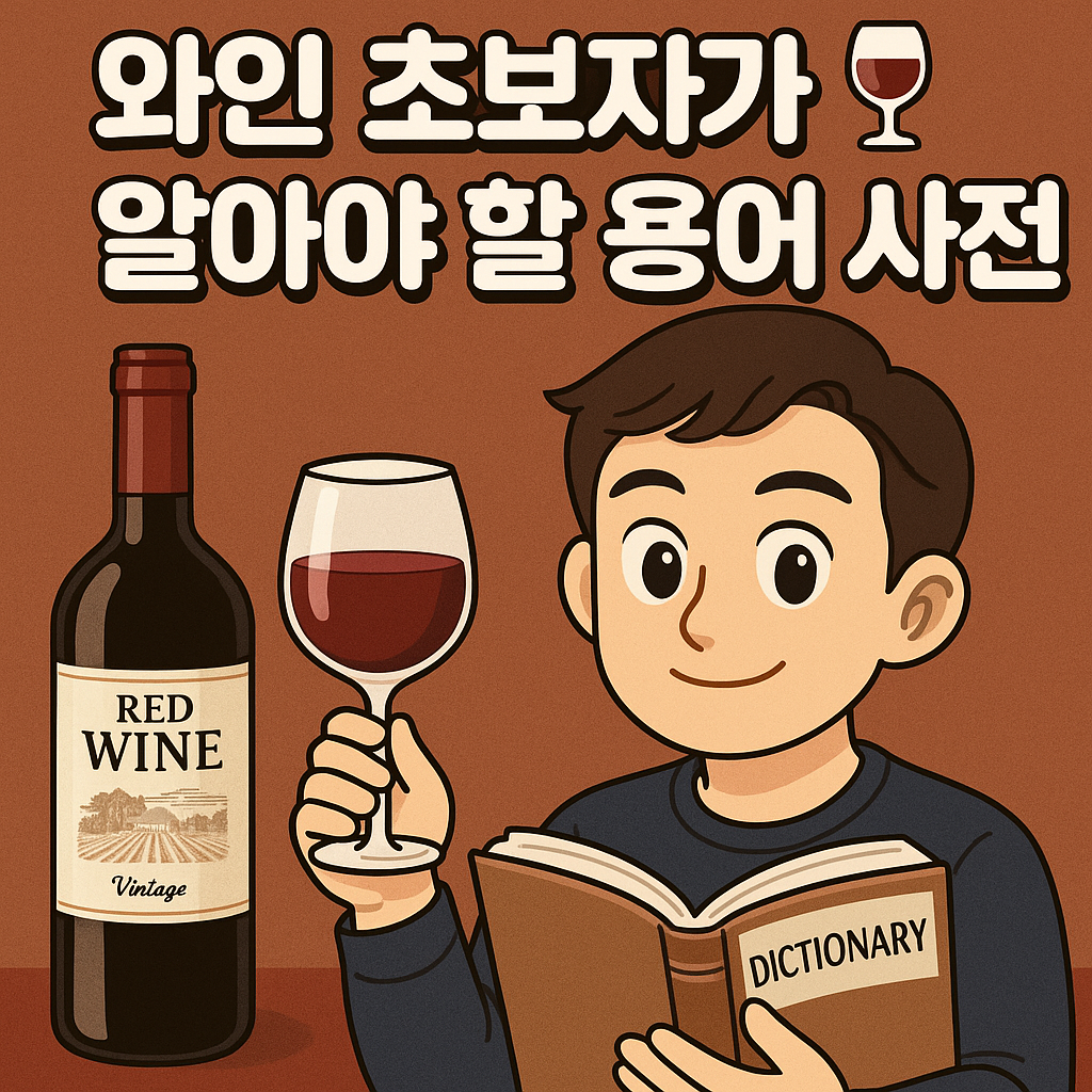 와인 초보자가 알아야 할 용어 사전 – 처음부터 쉽게 배우는 와인 언어