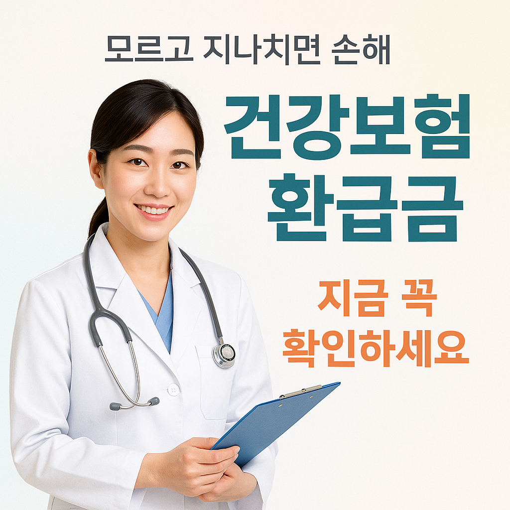 [1편] 몰라서 못받는 건강보험 환급금 총정리