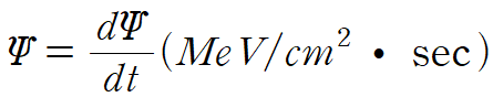 에너지 플루언스율 식 형태
