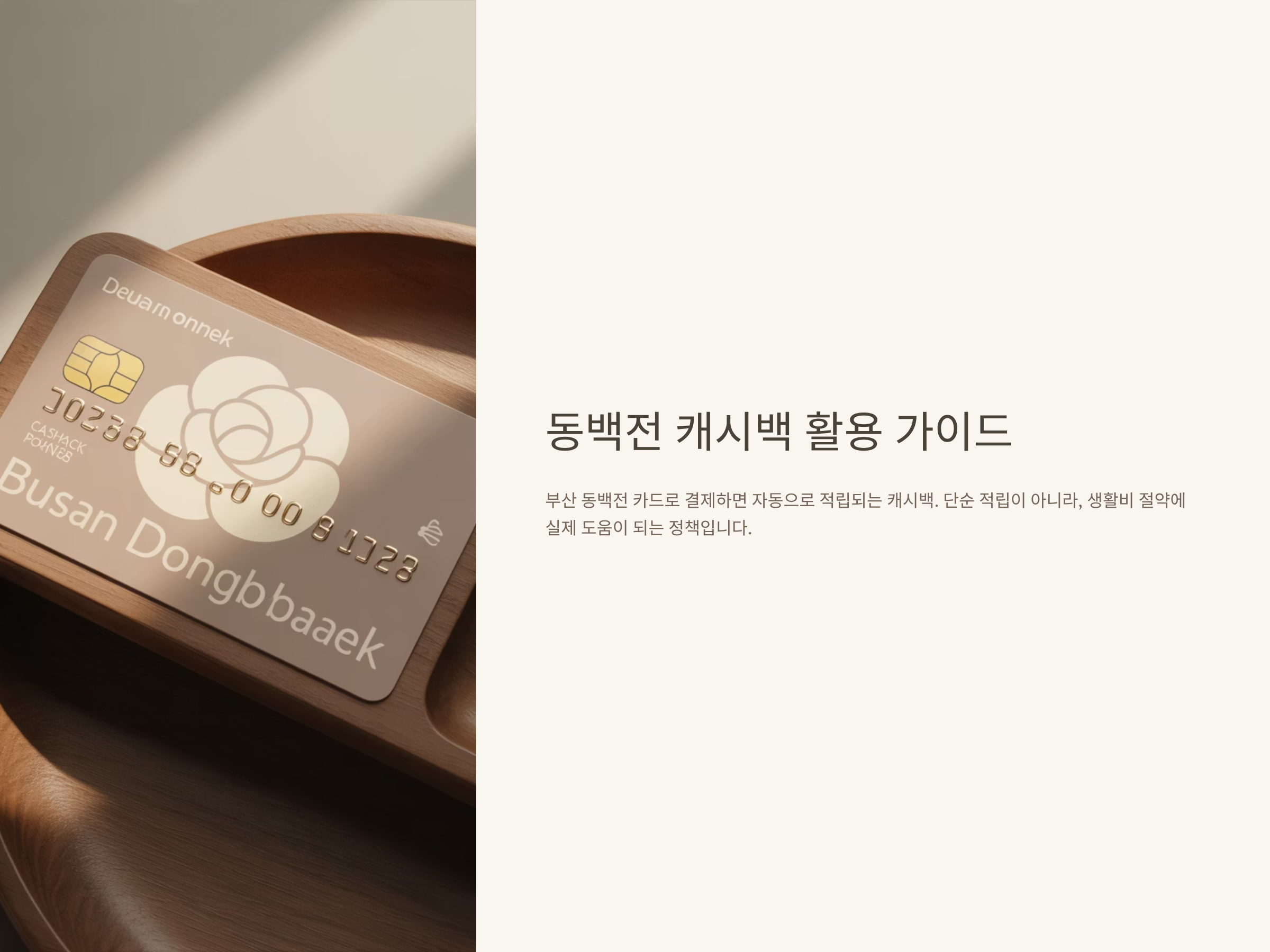 동백전 캐시백 완전정복: 정책지원금·민생소비쿠폰부터 사용방법·한도·실제 경험까지