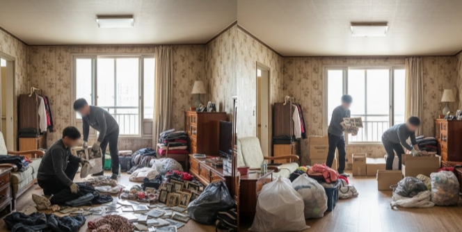 경주 고독사청소중