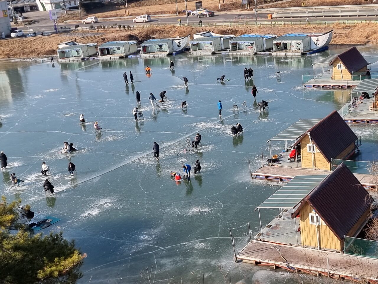 왕방마을 얼음축제