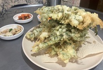 산나물튀김