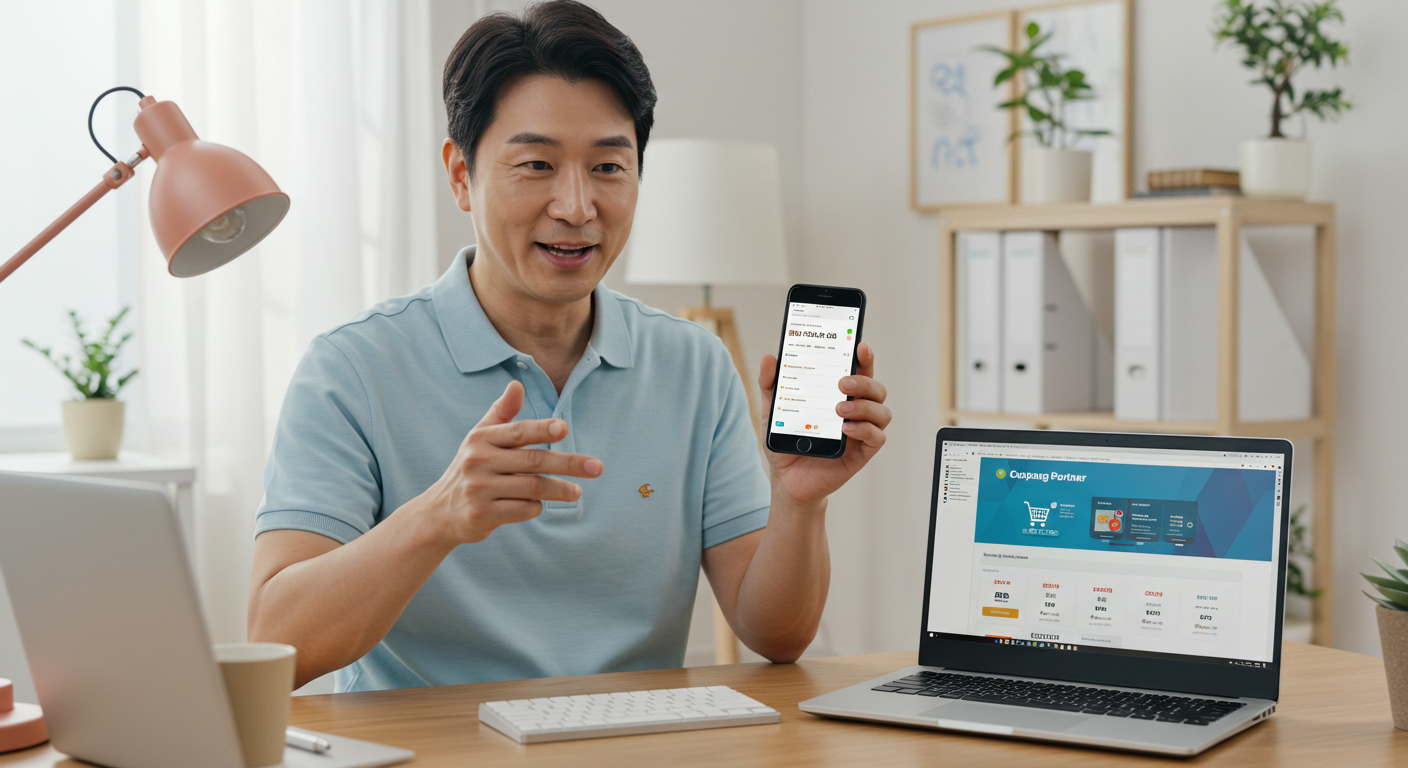 제휴 상품 링크를 통해 수익을 발생시키는 과정