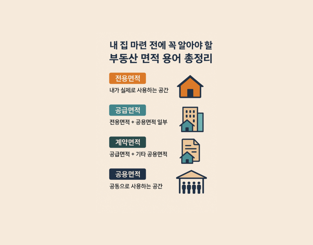 아파트 공급면적, 전용면적, 계약면적의 차이점은? 실수요자를 위한 부동산 면적 가이드