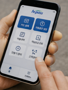 모바일 등록방법