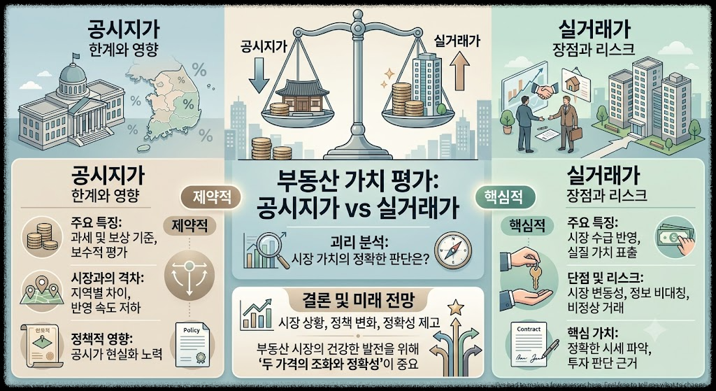 부동산 가치 평가를 위한 공시지가와 실거래가 괴리 분석