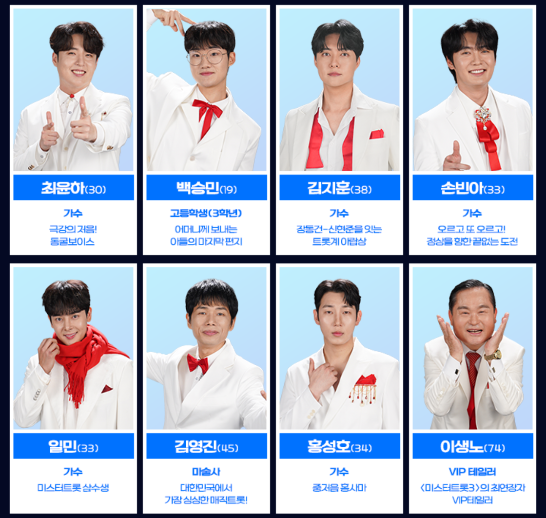 미스터트롯3 참가자