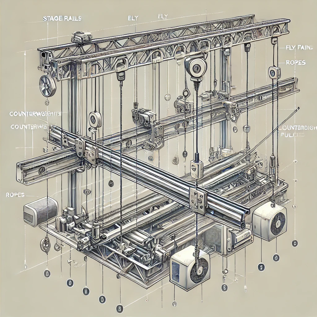 효율적인 무대 전환을 위한 플라이 시스템의 이해