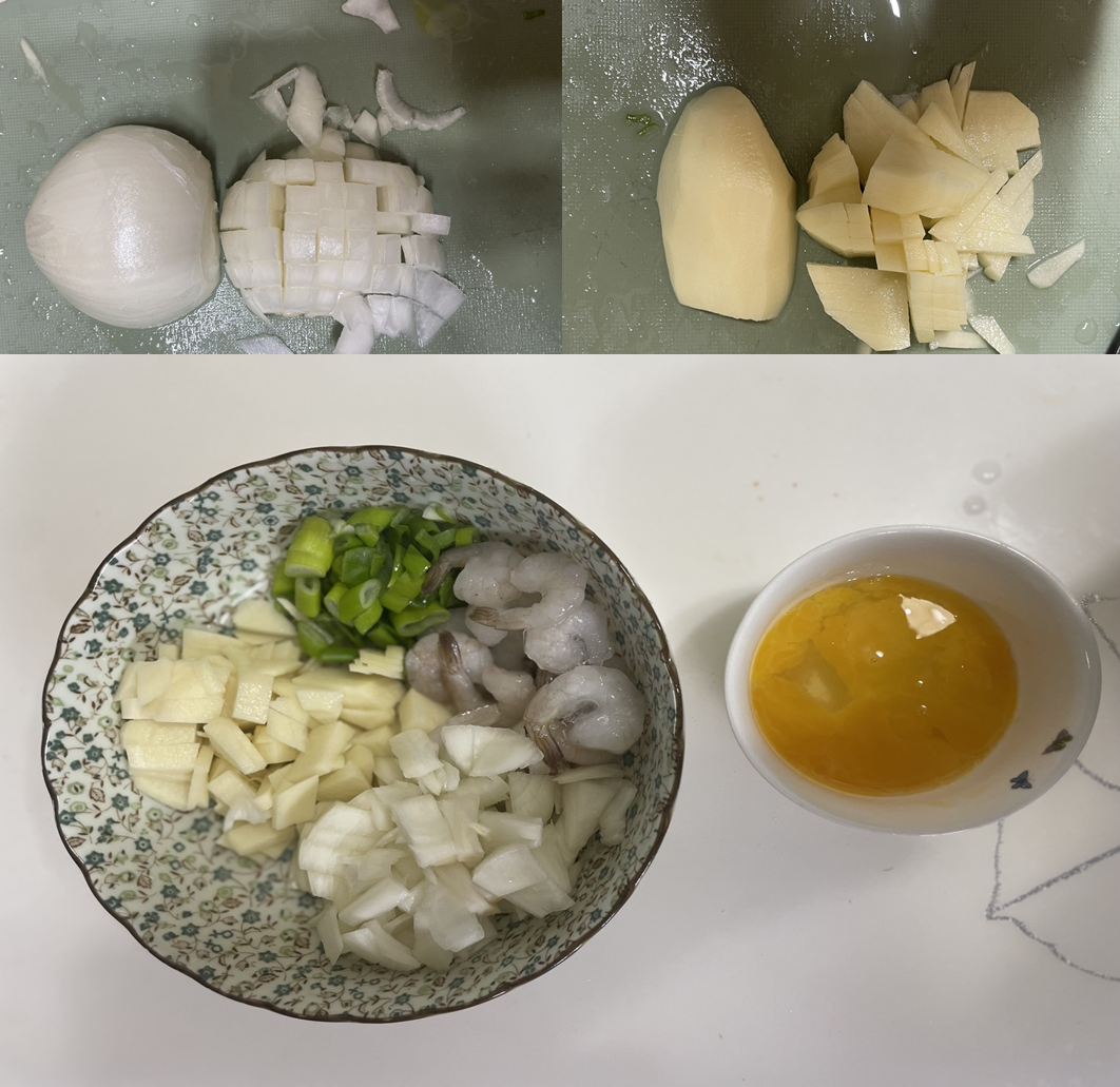 새우볶음밥재료