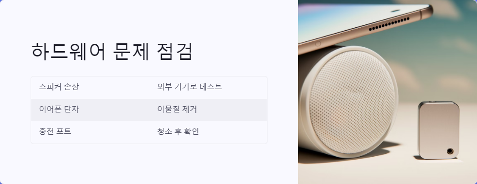 스피커점검