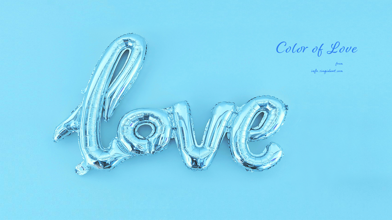 04 Love 글자 풍선 C - Color of Love 컬러배경화면