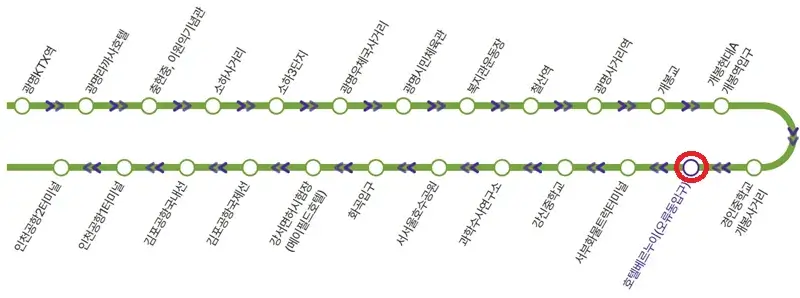 오류동입구 인천공항 공항버스 노선